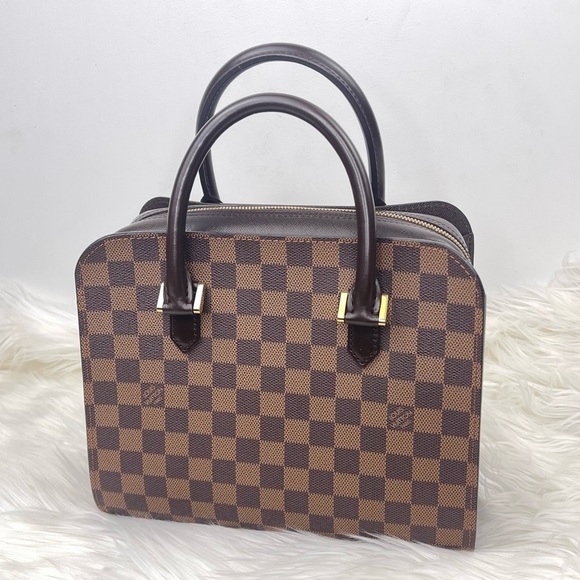 LOUIS VUITTON Damier Canvas Triana Bag 💯 Authentic - Picture 1 of 13